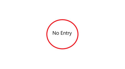 No Entry SIgn