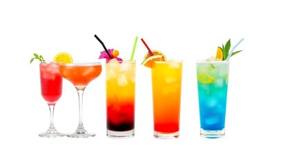 Bunte Cocktail-Klassiker: Sex on the Beach, Sea Breeze, Planter’s Punch & Painkiller