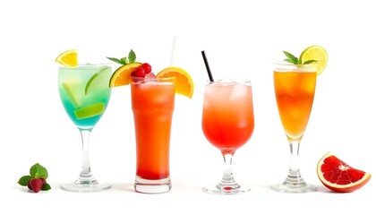 Bunte Cocktail-Klassiker: Sex on the Beach, Sea Breeze, Planter’s Punch & Painkiller