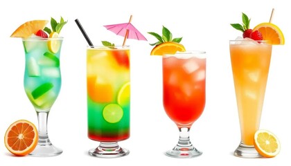 Bunte Cocktail-Klassiker: Sex on the Beach, Sea Breeze, Planter’s Punch & Painkiller