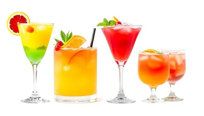Bunte Cocktail-Klassiker: Sex on the Beach, Sea Breeze, Planter’s Punch & Painkiller