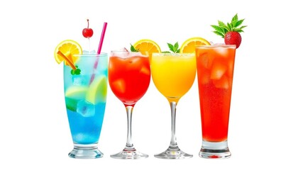 Bunte Cocktail-Klassiker: Sex on the Beach, Sea Breeze, Planter’s Punch & Painkiller