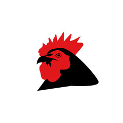 Logo koguta – wektorowa grafika © Laura