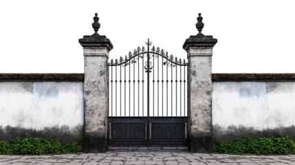 wrought iron gate