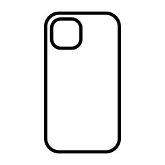 シンプルなラインのスマホテンプレート⭐︎PNG