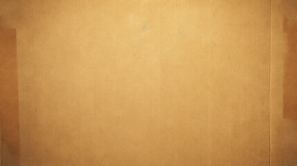 Close-up of an empty cardboard texture with a plain smooth brown paper background, ideal template for adding custom designs, branding elements, graphic art, product packaging, logos, and labels.