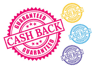 Refund Approved Badge Pack, Vector Stamps for Money Guarantee