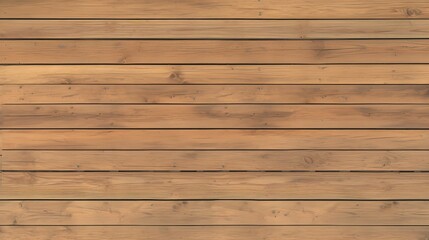Fototapeta premium Light brown wooden background with horizontal planks, featuring vintage wooden wall texture, ideal for design and decoration as a wooden panel with natural grainy surface and old pattern.