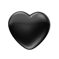Black Heart with LUTO Sign for Mourning Tribute