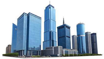 Fototapeta premium skyscrapers in downtown chicago city landscape 