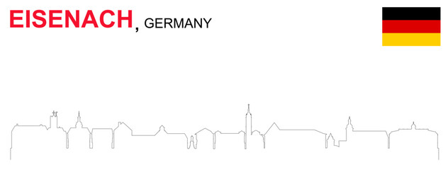 Eisenach Skyline "NO AI" © SG- design