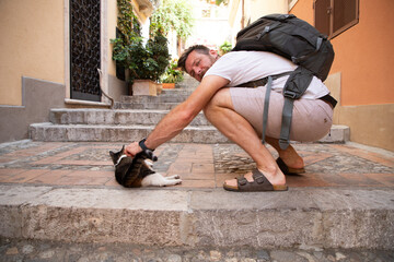 historic old town Taormina  in Messina region of Sicily