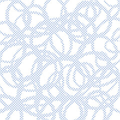 青いドットラインのスパイラル背景イラスト　Adobe Illustrator Artwork