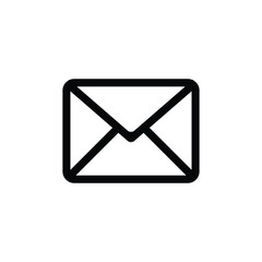 Email Icon Vector Illustration - Modern Envelope Symbol for Communication