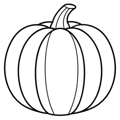 Pumpkin Line Art