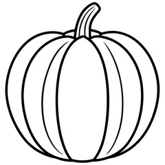 Pumpkin Line Art