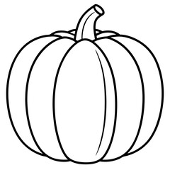 Pumpkin Line Art