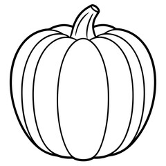 Pumpkin Line Art