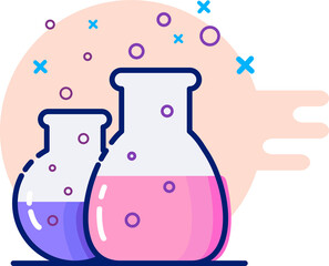 vector illustration of laboratory equipment