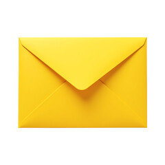 Bright yellow envelope for correspondence.