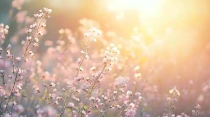 Pale Light Over Desert Blooms