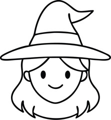 halloween coloring pages, for kids, illustration