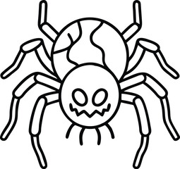 halloween coloring pages, for kids, illustration