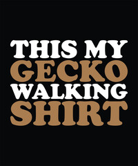 Gecko Typography t-shirt design