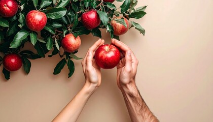 Conceptual temptation and the forbidden fruit, representing the Eve story