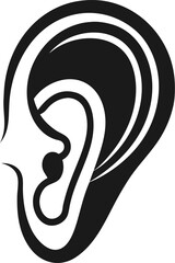 black and white vector illustration