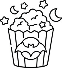 halloween coloring pages, for kids, illustration