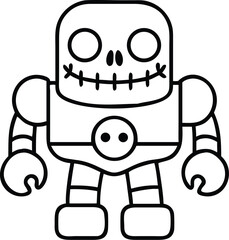 halloween coloring pages, for kids, illustration