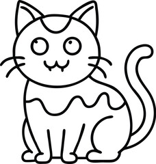 halloween coloring pages, for kids, illustration