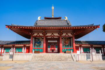 大阪市天王寺区 四天王寺、中門（仁王門）