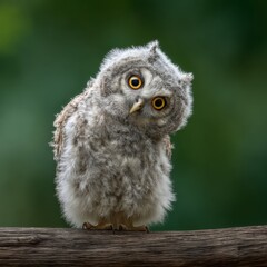 Portrait of a Great Gray Owl (Strix nebulosa)