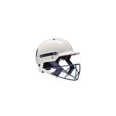 Cricket Helmet: This cricket helmet represents sports equipment with the essential protective gear. It's a symbol of safety and competition for athletes involved in cricket.