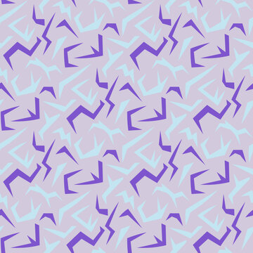 Abstract shapes seamless pattern vector illustration