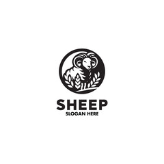 sheep logo vector