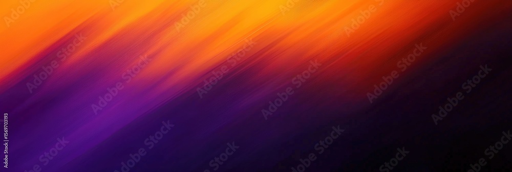 Aufkleber A rich blend of vibrant orange and purple gradients creates a mesmerizing abstract background. The colors transition smoothly, evoking feelings of twilight serenity
