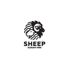 sheep logo vector