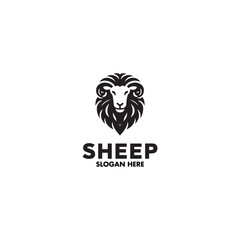 sheep logo vector