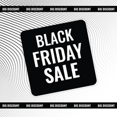 Black Friday sale promotion with abstract background