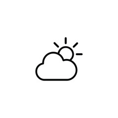 Partly Sunny Weather Icon