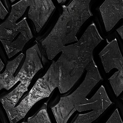 seamless background texture close-up view showcases the intricate of racing slick tyre surface, ideal for creation and tiled designs suitable automotive themes generative ai