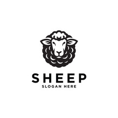 sheep logo vector