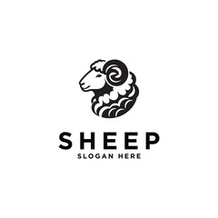 sheep logo vector