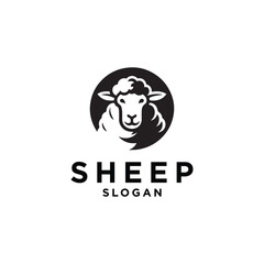 sheep logo vector