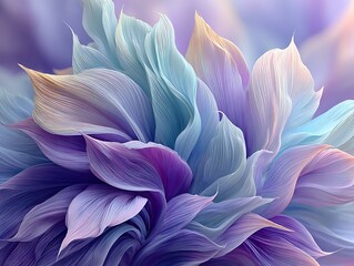 Lavender pastel dream abstract with soft haze and curved gradient layers