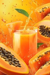Papaya Juice Splash.