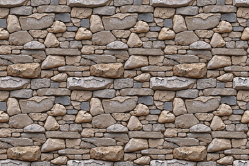 Seamless pattern, texture of old rough stonework, natural abstract background, textures for design